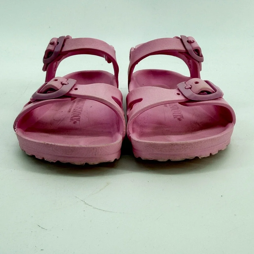 Birkenstock Rio EVA Sandals Kids Size 26 Pink Waterproof Lightweight Strappy